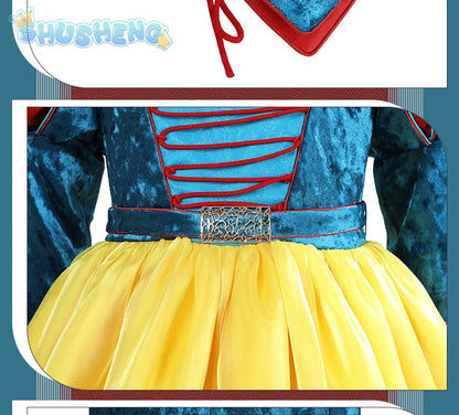New Movies of 2025 Snow White cosplay Costume Adult and Child Sizes Fairy Tale Sweet Princess Dress Halloween Ball Woman Uniform - SS69