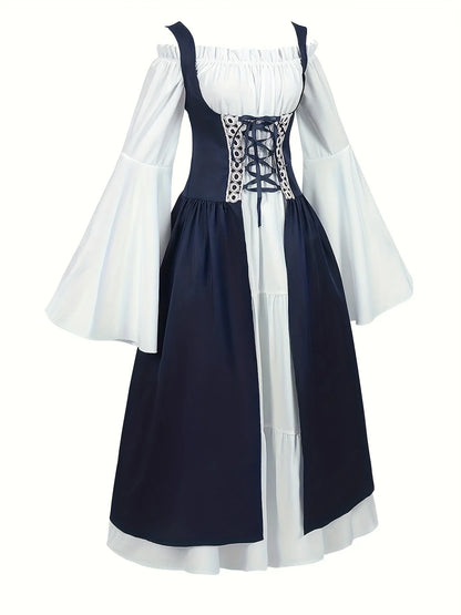 Greek Goddess Court Princess Queen Halloween Costume Vintage European Royal Style Theater Stage Outfit Halloween Cosplay Costume