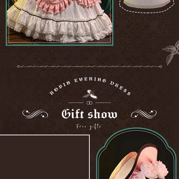 DokiDoki Ciel Phantomhive Cosplay Evening Dress Bustle Costume