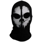 Ghost Skull Balaclava Full Face Mask for Cosplay & Cycling