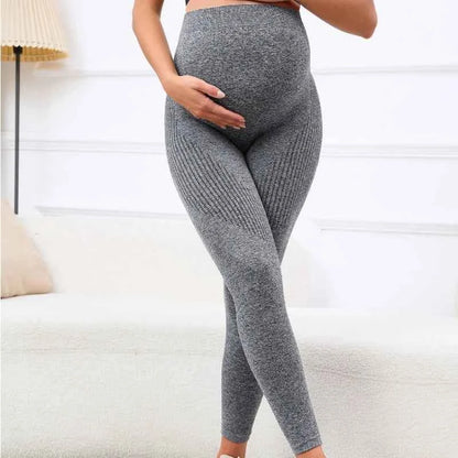 Pregnant Women's Thin Bottoming Pants Spring And Summer New Maternity High Elastic Belly Support Pants