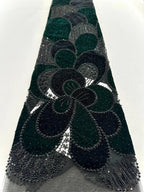 UOSUCN Sweetheart Beaded Sequin Mesh Evening Dress