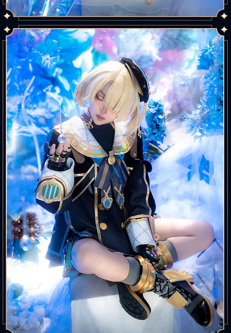 Genshin Impact Freminet Cosplay Costume Uniform Anime Chinese Style Halloween Costumes Role Play for Women Game SS69