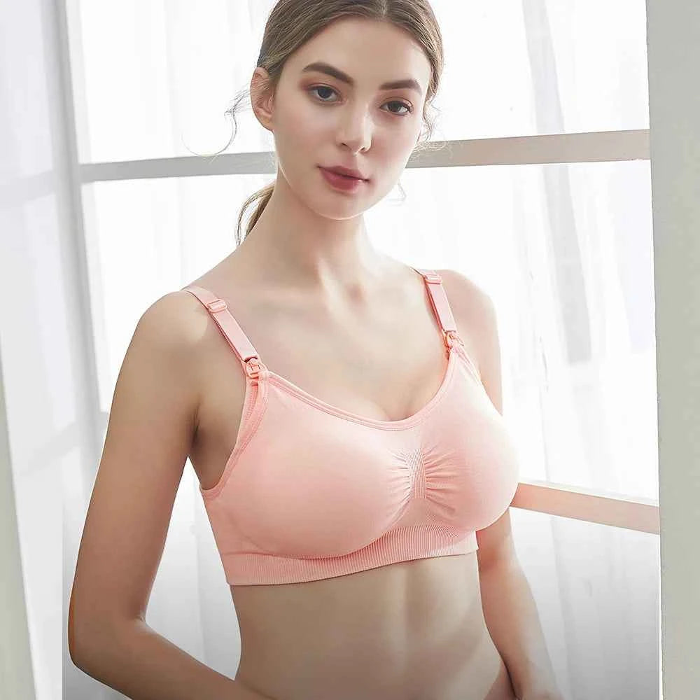 3pcs/Set High Quality Maternity Nursing Bras Cotton Breastfeeding Pregnant Underwear Seamless Large Size Breathable Bra Push Up
