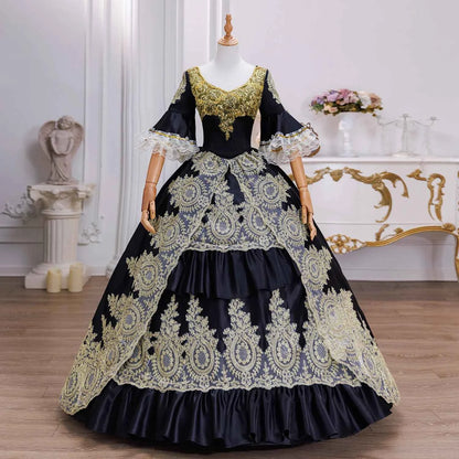 Customized Women Renaissance Victorian Party Dresses Baroque Historical Theater Masquerade Gowns