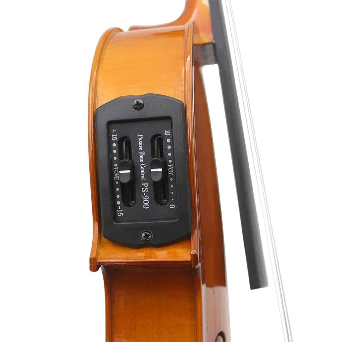 IRIN Acoustic Violin EQ Electric Electroacoustic 4/4 Violin for Performance String Instrument Equipped With Tuner Accessories