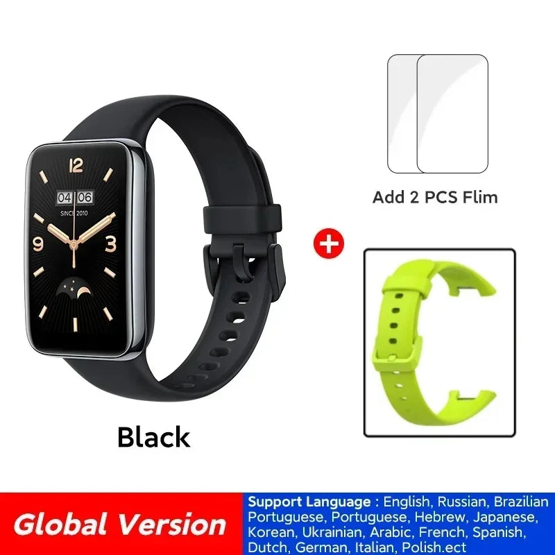 For Global Version Mi Band 7 Pro AMOLED Screen Blood Sleep Breathing Oxygen Monitoring Health Management Smart Watch