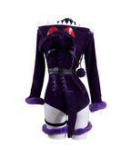 Gengar Anime Cosplay Bodysuit with Hood and Tail