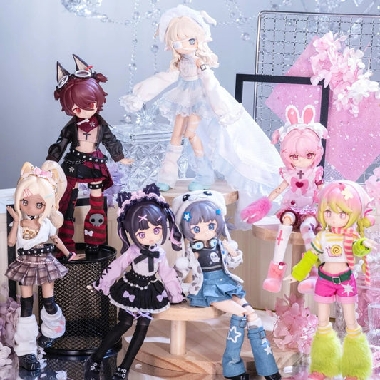 In Stock Freedom Claim Electronic Cute Pet 1/12 BJD Blind Box Action Figure Doll Trendy Toy Ornaments Figure Cute Boy Girl Gift SS69