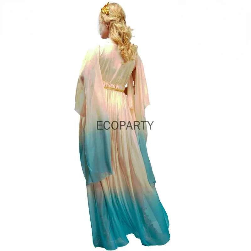 SS69 Greek Goddess Costume for Women, Polyester Blend Cosplay Dress Set