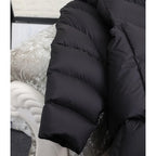 Maomaokong Super Thick 400g Filling White Duck Down Female Winter Women's Over-the-Knee Puffer Coat Luxury Down Jacket Warm