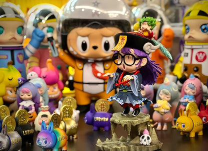 24cm arale Anime Figure arale figures IQ doctor arale cute pvc statue Collectible Model doll desk Decoration birthday Gifts Toys SS69