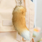 Huge Fluffy Faux Fur Fox Tail Keychain Bag Charm