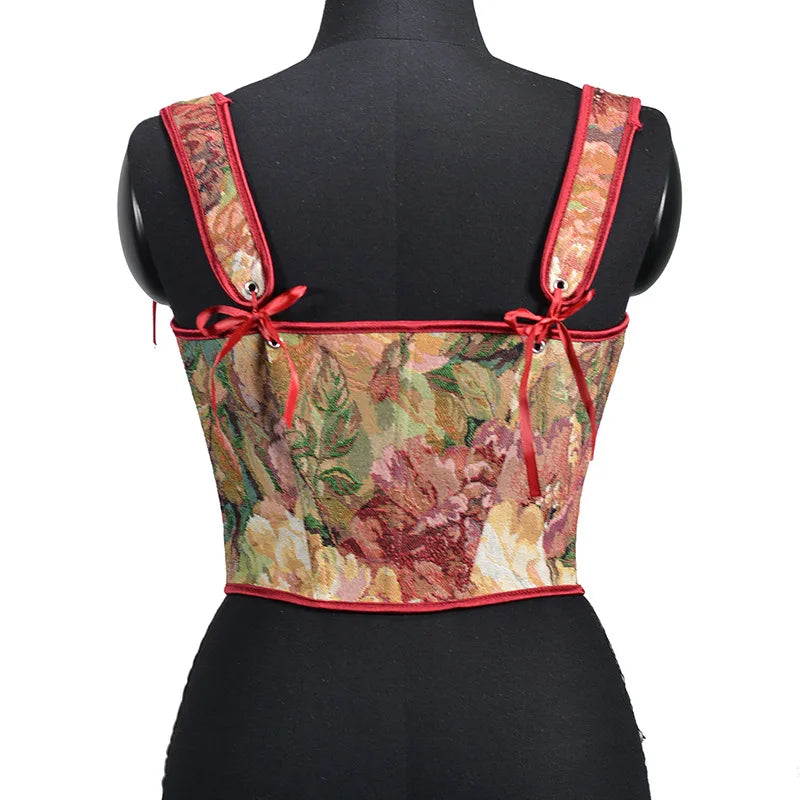 VISIVANEC Lolita Corset Tank Top Women's Slimming Bustier