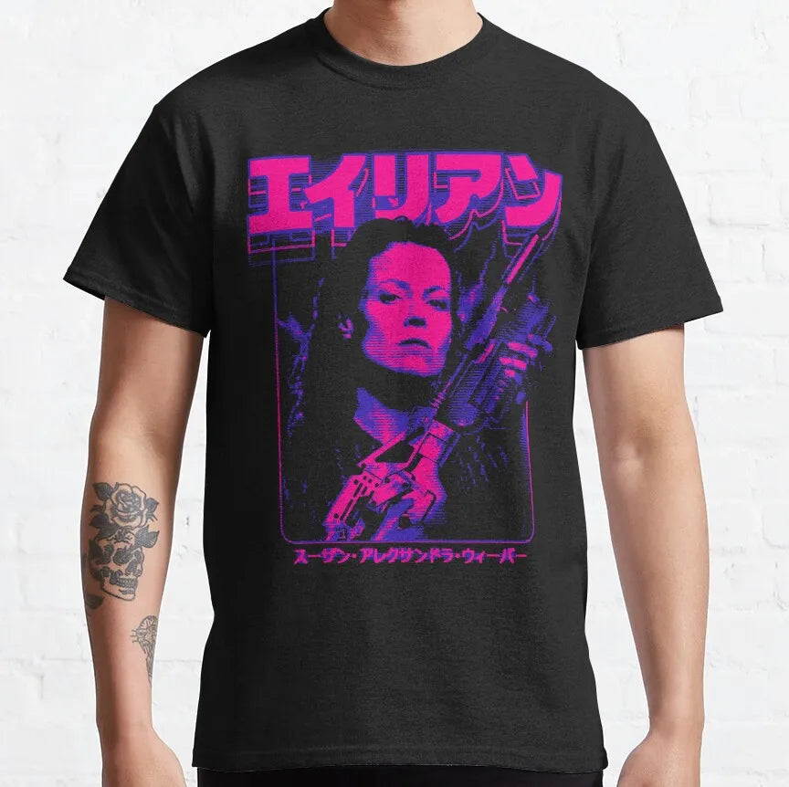 CHAMPRINT Ellen Ripley Graphic T-Shirt | 100% Cotton