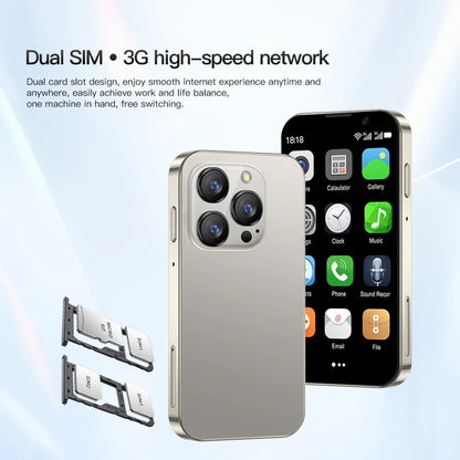 SERVO 16SE Mini Smartphone 16GB ROM Android 9.0 Wifi Dual SIM Standby Play Store 3G WCDMA 3.0"Little Smart Cellphone New Version SS69