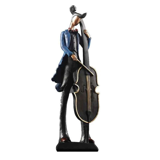 Vintage Musical Instrument Resin Figure Ornaments Figurines Home Decoration Accessories for Living Room Ornaments for Home Decor