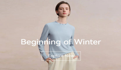 DUSHU Loose Soft Sticky Stripe Knit Shirt Pullovers Winter 2023 New Peruvian Alpaca Wool Inner Layer Knit Pullovers For Women SS69