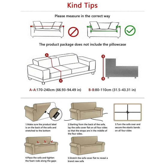 1pc Flower Printed Elastic Sofa Cover Antidirty Spandex Sofa Cover Furniture Protector for Bedroom Office Living Room Home Decor