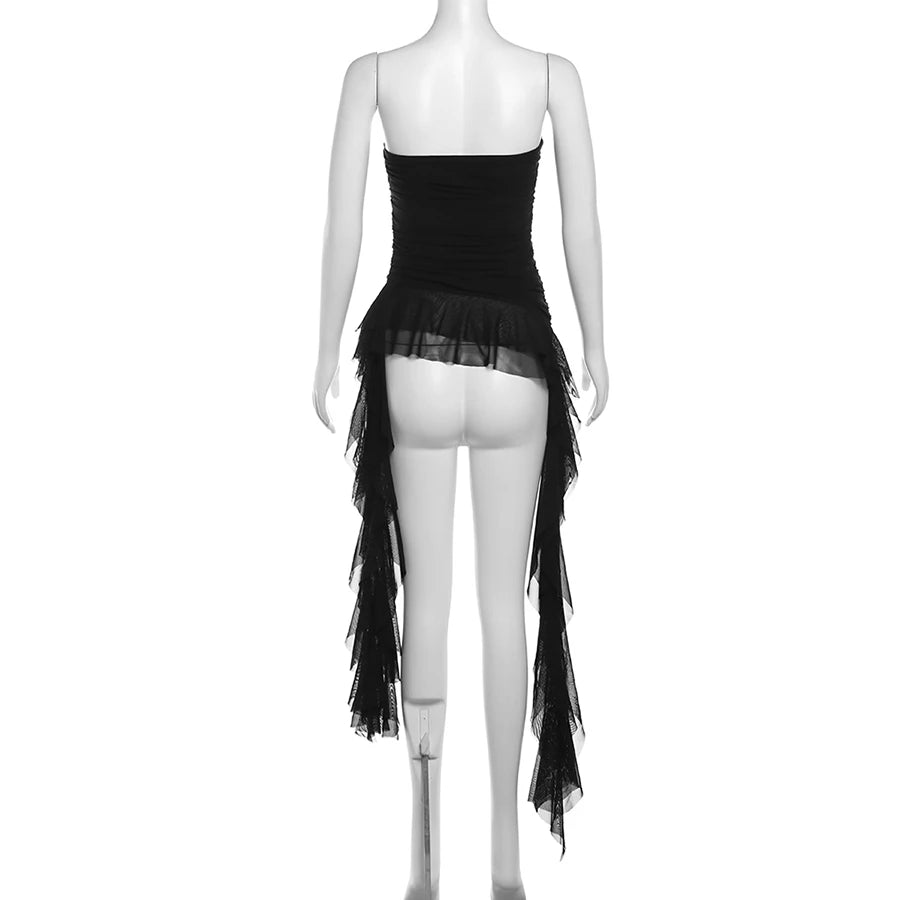 Nibber 2026 Spring New Solid Color Sweet Gentle Cute All-match High Street Travel Sexy Cool Women Chest Wrap ruched Tassel Vest
