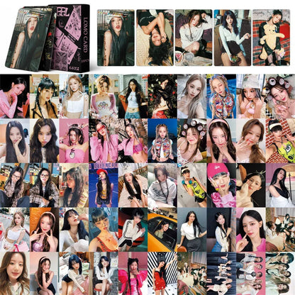 KPOP 55cards/set (G) I-DLE Album Card I FEEL Album GIDLE Ye Shuhua MINNIE Printed Photo Card LOMO Card Gift For Girls Collection SS69