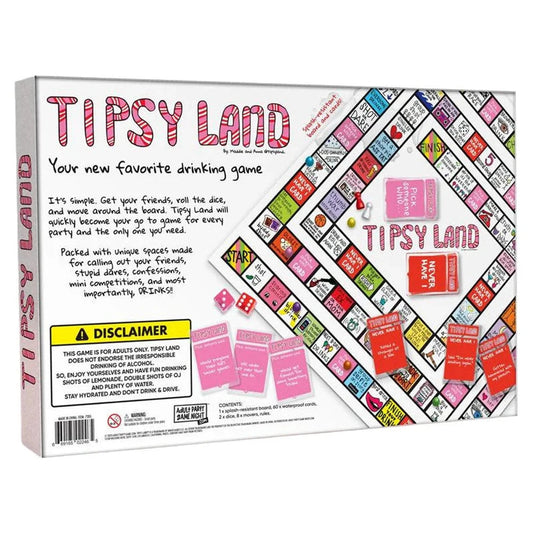 Tipsy Drinking Board Game Leather Land Drinking Games for Adults Interactive Girls Night Drinking Games Bachelorette Party Games SS69