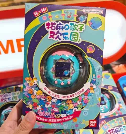 Bandai Tamagotchi Paradise Emerald Forest Edition Color Screen Electronic Pet Game Device - Original Toy Collectible