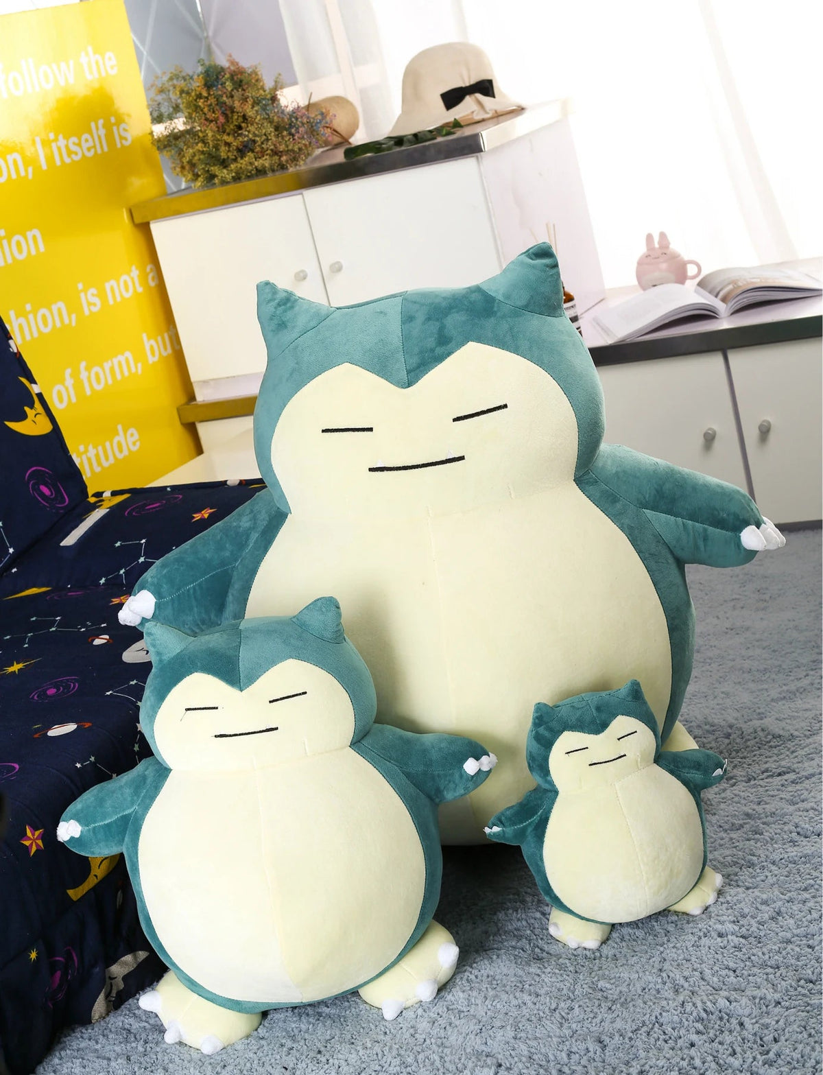 30/50cm Pokemon Snorlax Plush Toys Cartoon Japan Anime Monster Elf Plush Doll Soft Stuffed Animal Doll Birthday Gift For Girls SS69