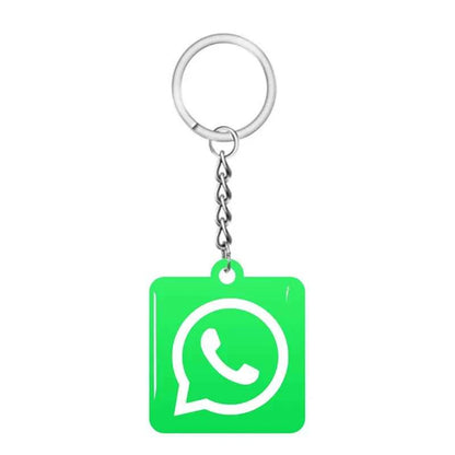Whatsapp NFC Epoxy Keychain NFC Tag for Increase Your Business
