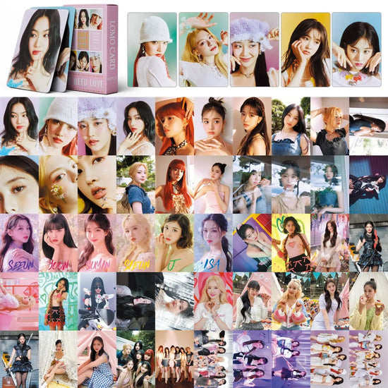 50 Cards / Set Stayc New Album Laser Card Lomo Card Girl Group Print Photo Card Beautiful Photo Fan Girl Gift Small Card Kpop SS69
