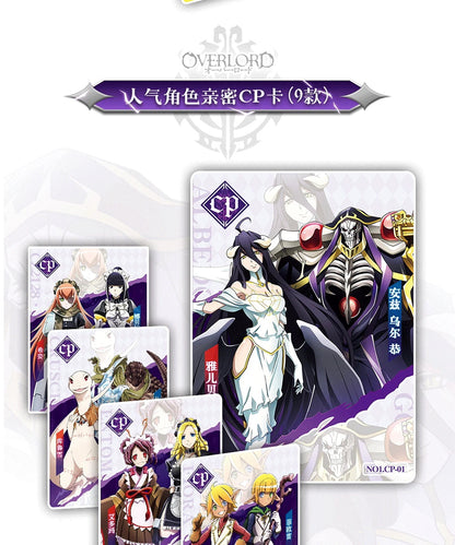 New Japanese OVERLORD Bleach Collection Card Tcg Card Anime Characters Game Card Cosplay Board Game Collection Cards Toys Gift SS69