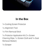 Insta360 X5 Screen Protector Standard or Cooling Tempered Glass Film For Insta 360 X5 Original Accessories