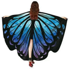 Adult Butterfly Wings Cape for Women Cosplay Costume