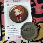 Movie Interview with the Vampire   Laser Badge Applicable For Backpack Clothes Hats Decor Creative Accessories