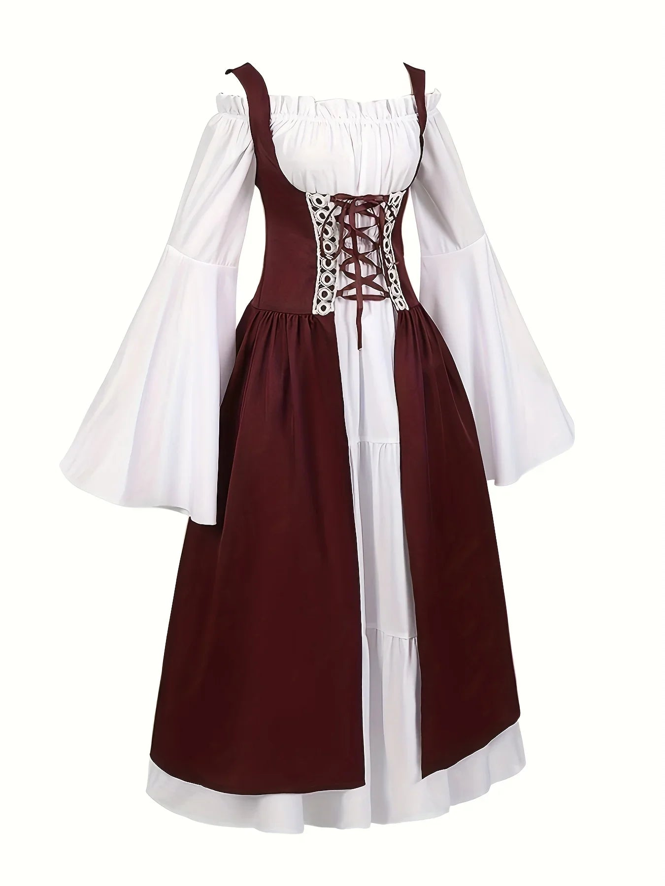 Greek Goddess Court Princess Queen Halloween Costume Vintage European Royal Style Theater Stage Outfit Halloween Cosplay Costume