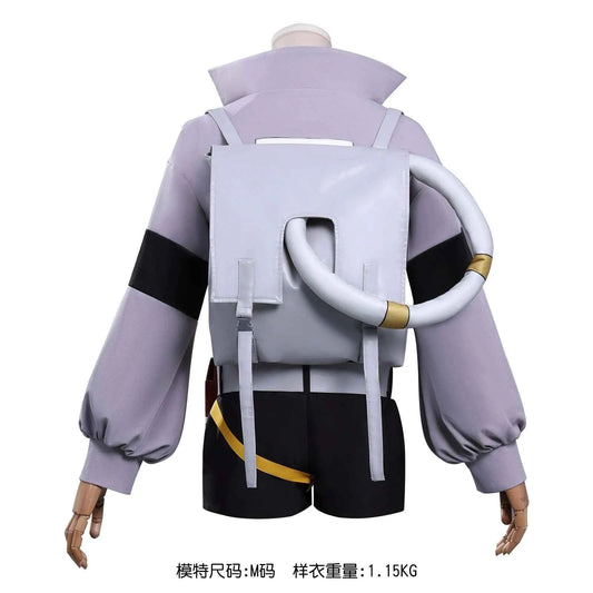 Christmas Gachiakuta Anime Riyo Cosplay Costume Convention Halloween Embroidery Top Shorts Backpack Bag Outfit Performan Wear