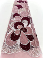 UOSUCN Sweetheart Beaded Sequin Mesh Evening Dress