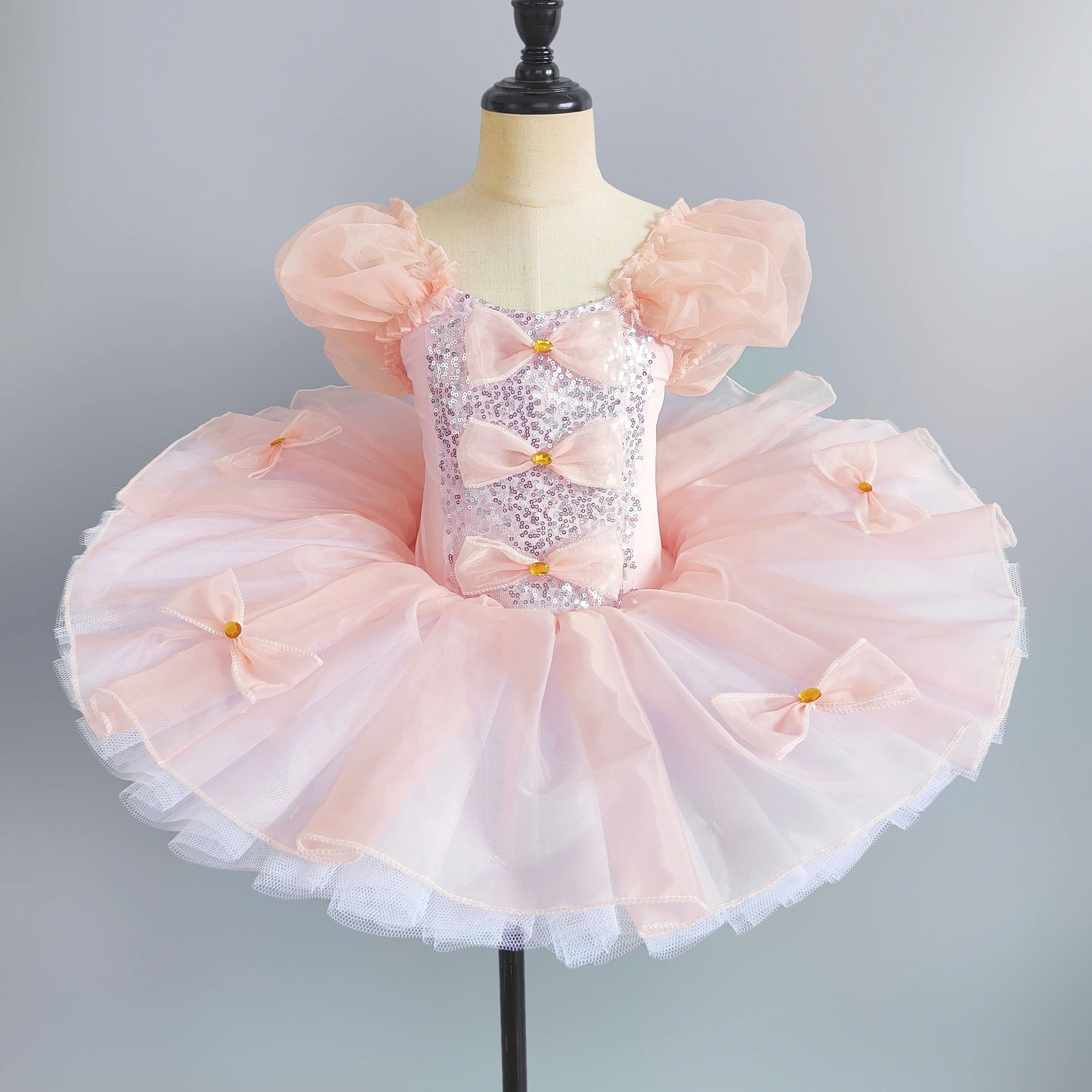 Girls Ballet Tutu Dress for Kids Princess Performance Fairy Costume