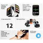 For Global Version Mi Band 7 Pro AMOLED Screen Blood Sleep Breathing Oxygen Monitoring Health Management Smart Watch
