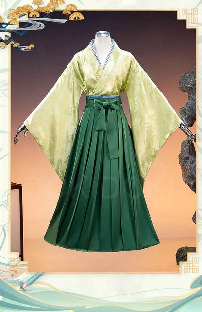 Maomao Cosplay Costume Anime The Apothecary Diaries × JR Kyoto DokiDoki-R Women Green Dress Mao Mao Kyoto Travel Cosplay