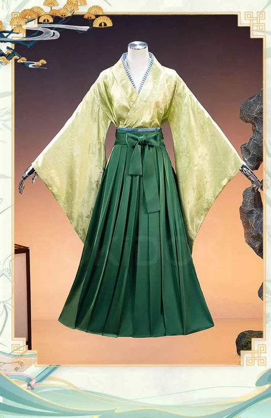 Maomao Cosplay Costume Anime The Apothecary Diaries × JR Kyoto DokiDoki-R Women Green Dress Mao Mao Kyoto Travel Cosplay