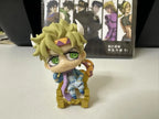 BANDAI JOJOs WORLD3 Bizarre Adventure Action Figure Toy Amine Q Version 4.5cm DIO Bruno Bucciarati Toys Gifts
