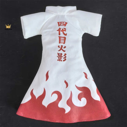 Handmade 1/12 NARUTO The Fourth Hokage Namikaze Minato SHF 2.0 Cloth Cloak Accessory Anime Action Figures Body Model Toys SS69 37.69 Robe only / no figure