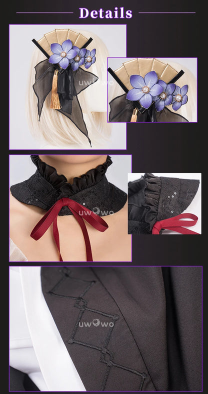 LAST BATCH UWOWO Game Genshin Impact Baal Raiden Shogun Detective Fanart Casual Cosplay Costume S-3XL Halloween Costume