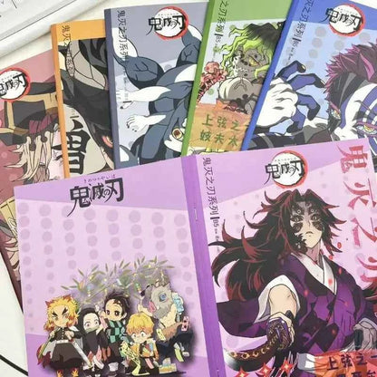 Demon Slayer anime two-dimensional cartoon horizontal line notepad creative personality high-value notebook student stationery