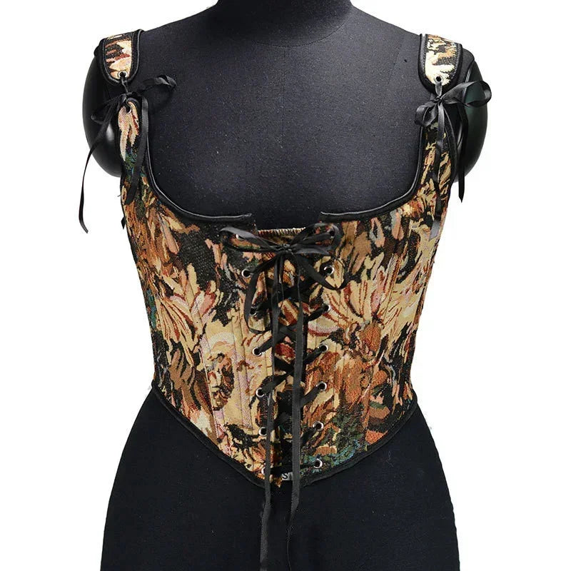Lolita Corset Camisole Y2K Underbust Body Shaper Polyester Blend