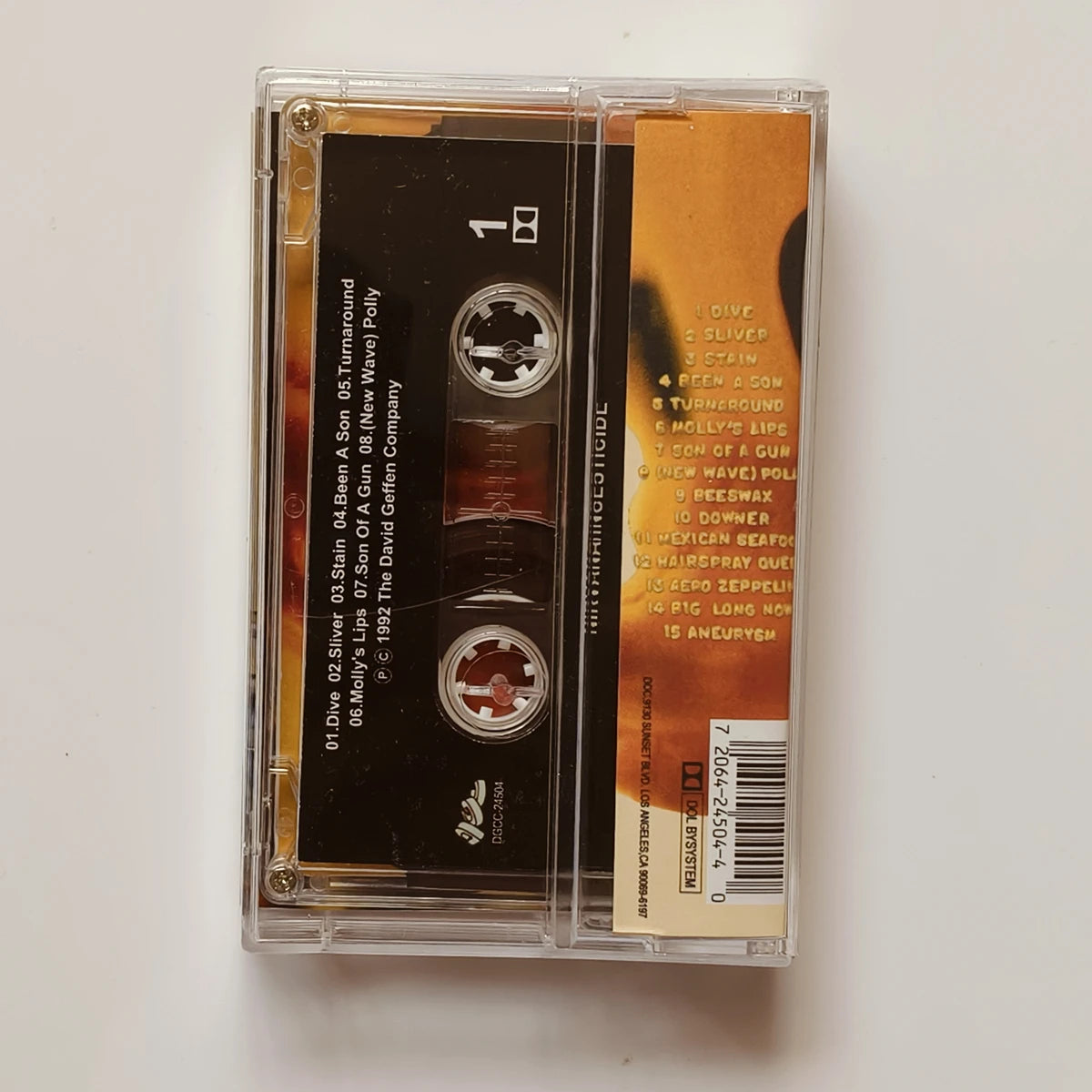 Nirvana MTV Unplugged & Incesticide Cassette Tape Set - Retro Music Prop