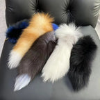 Huge Fluffy Faux Fur Fox Tail Keychain Bag Charm