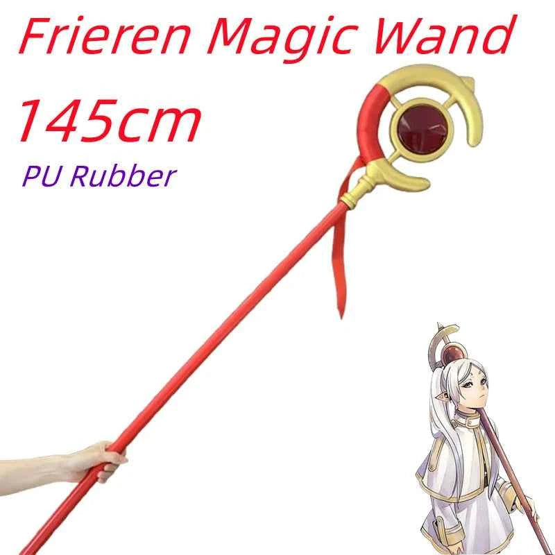 1:1 Magic Wand Beyond Journey's End Cosplay Knife Greatsword Role Playing Weapons Model Safety PU Rubber Gift Toy