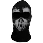 Ghost Skull Balaclava Full Face Mask for Cosplay & Cycling